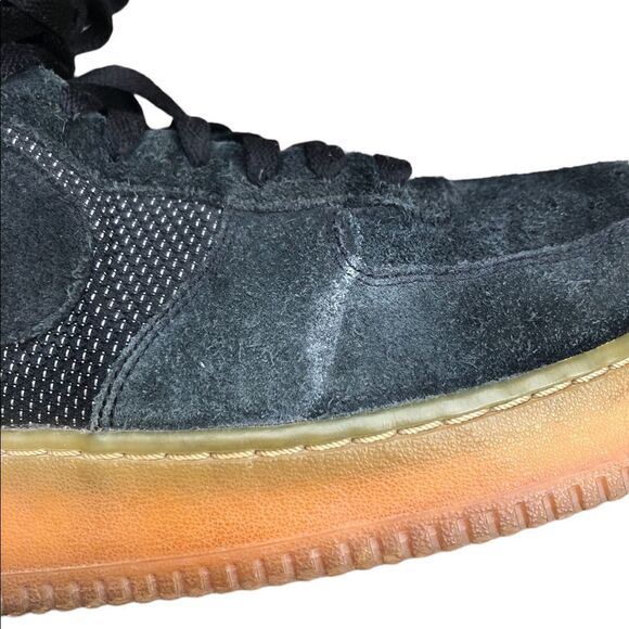 RARE 2016 Nike Air Force 1 High 07 LV8 Black Gum Size 12 - Picture 5 of 16
